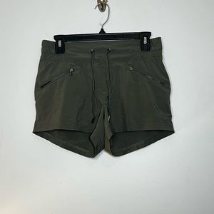 Champion womens active athletics workout green shorts size small